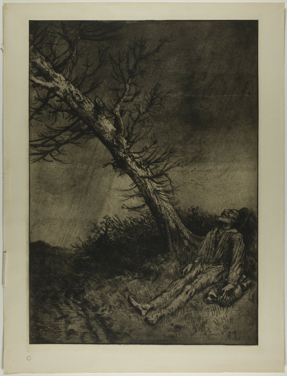 Vagabondin kuolema tekijältä Alphonse Legros