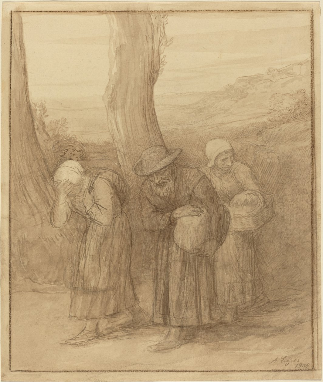 Lähtö, 1905. tekijältä Alphonse Legros