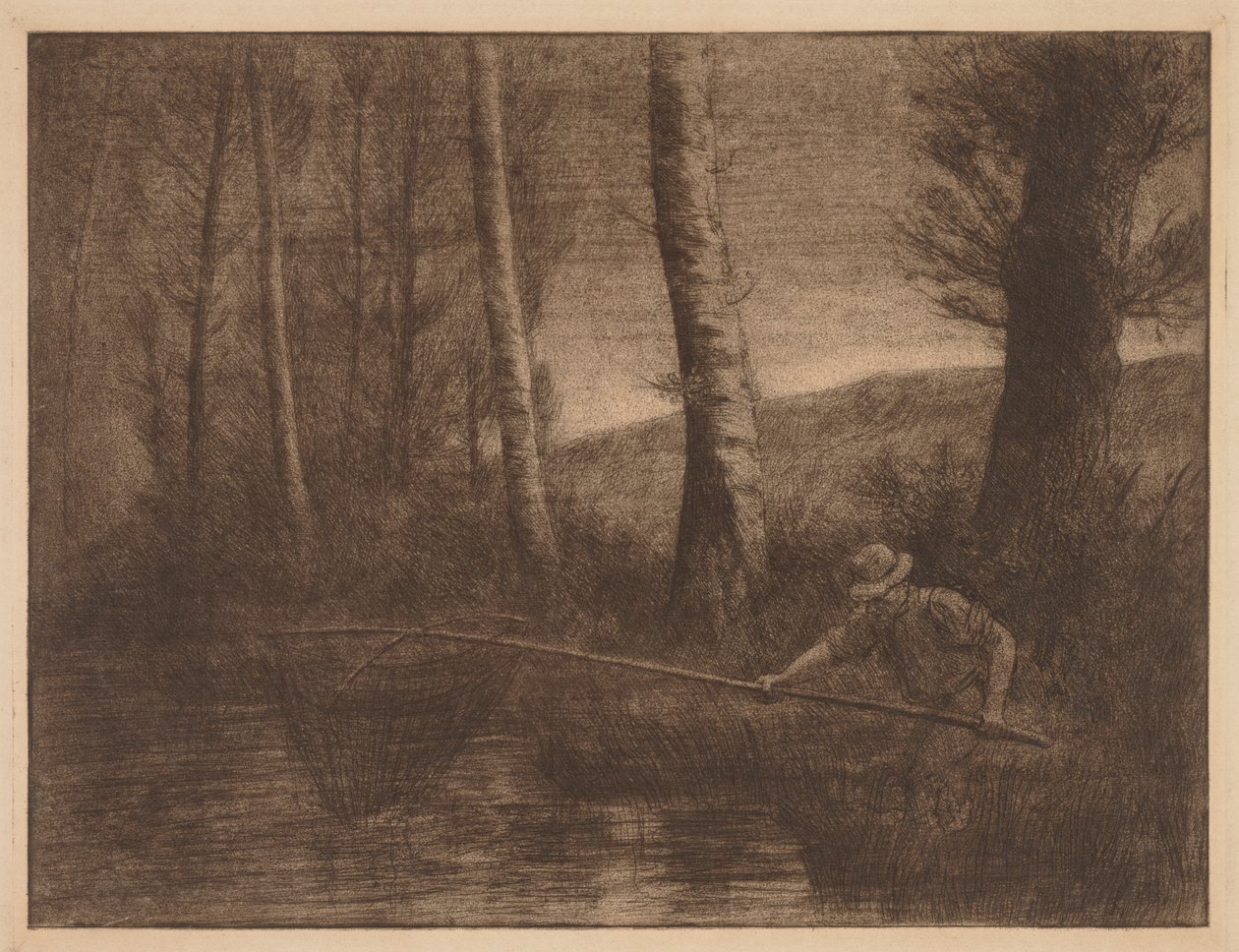 Kala vanneverkossa tekijältä Alphonse Legros