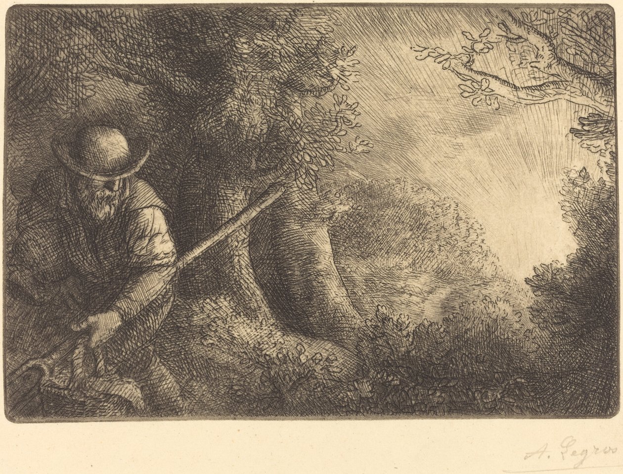 Puutarhuri tekijältä Alphonse Legros