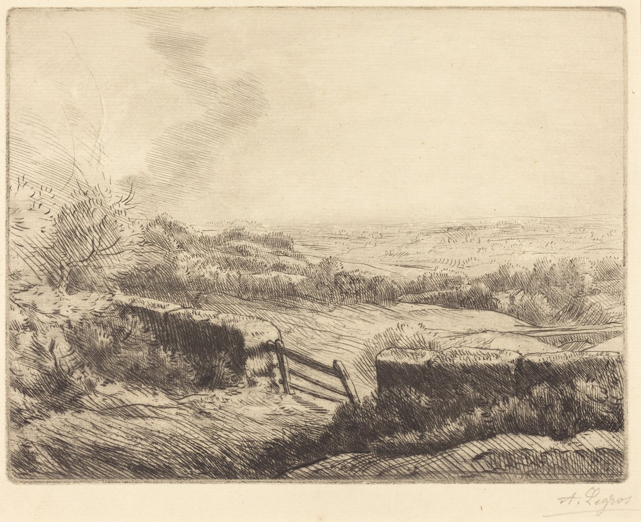The Gate (Kentän sisäänkäynti) tekijältä Alphonse Legros