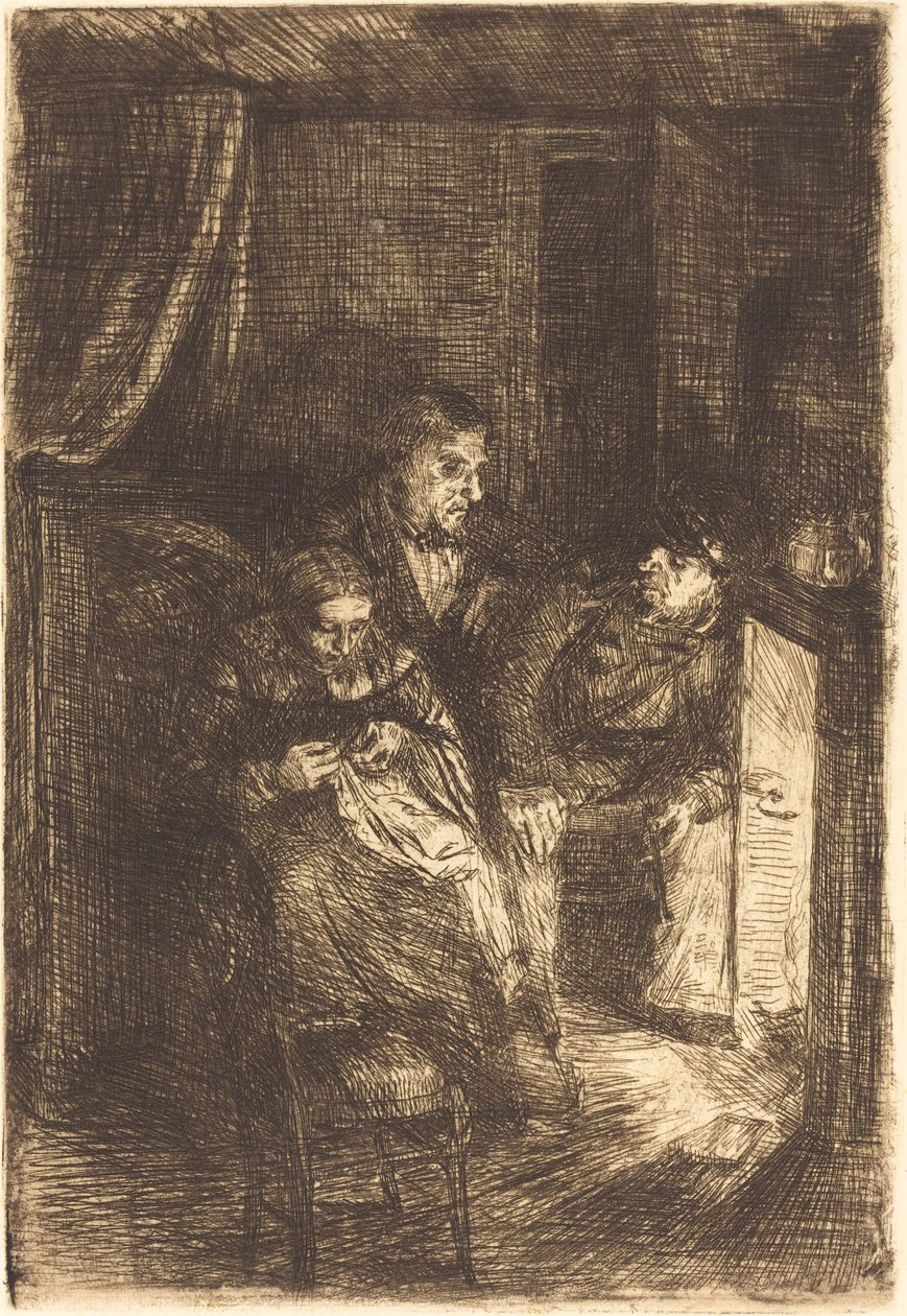 Takka (Le Foyer) tekijältä Alphonse Legros