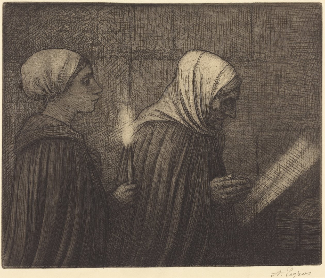 The Manger (Jouluseimi) tekijältä Alphonse Legros