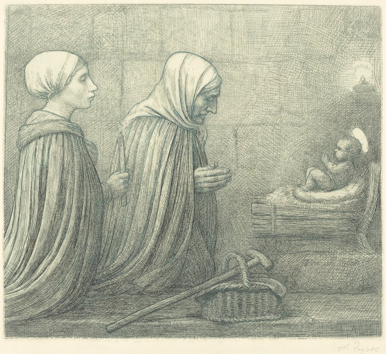 Seimi La creche. tekijältä Alphonse Legros