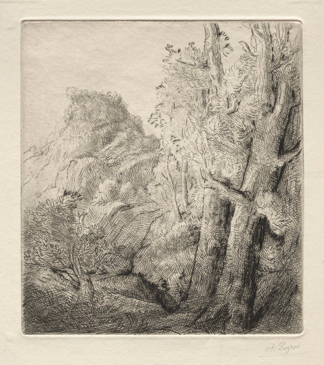 Vanha kaupunki. tekijältä Alphonse Legros