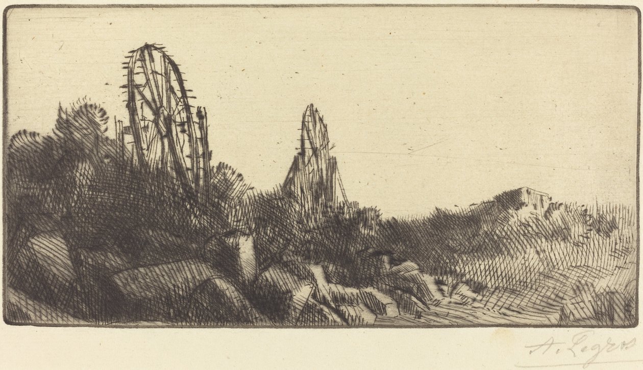 Montrougen vanha kilparata tekijältä Alphonse Legros