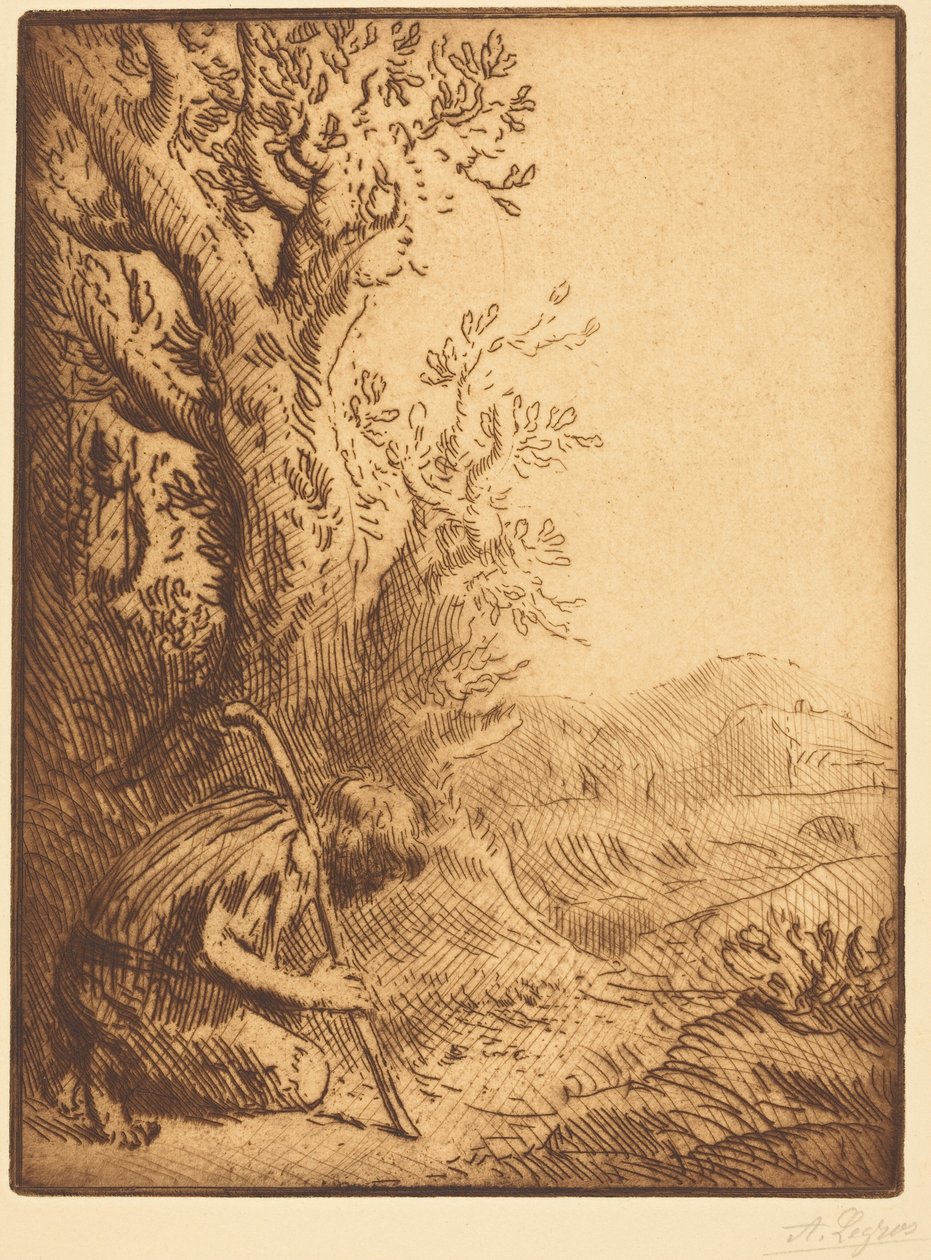 Der verlorene Sohn, 4. Platte tekijältä Alphonse Legros