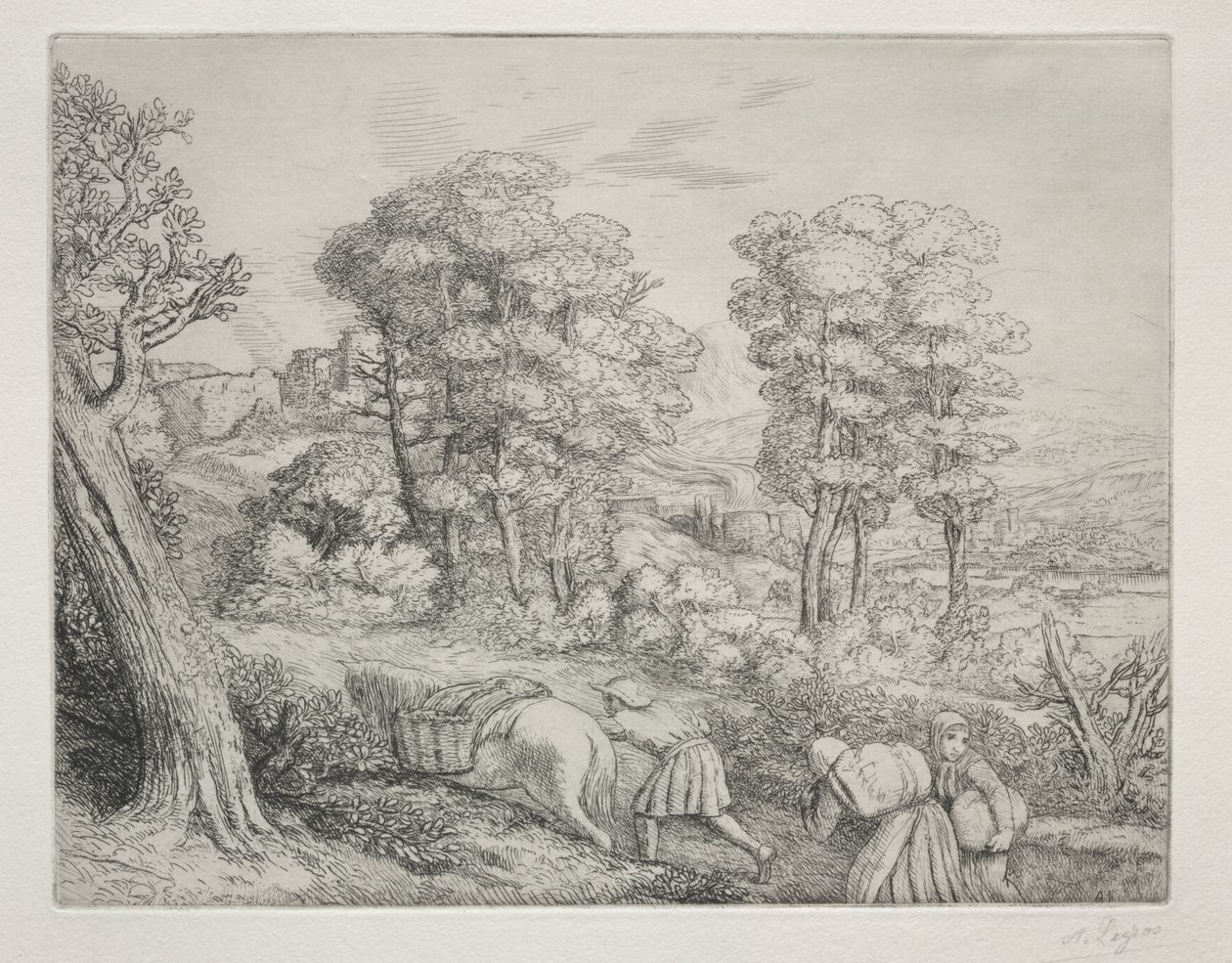 Paluu maatilalle tekijältä Alphonse Legros