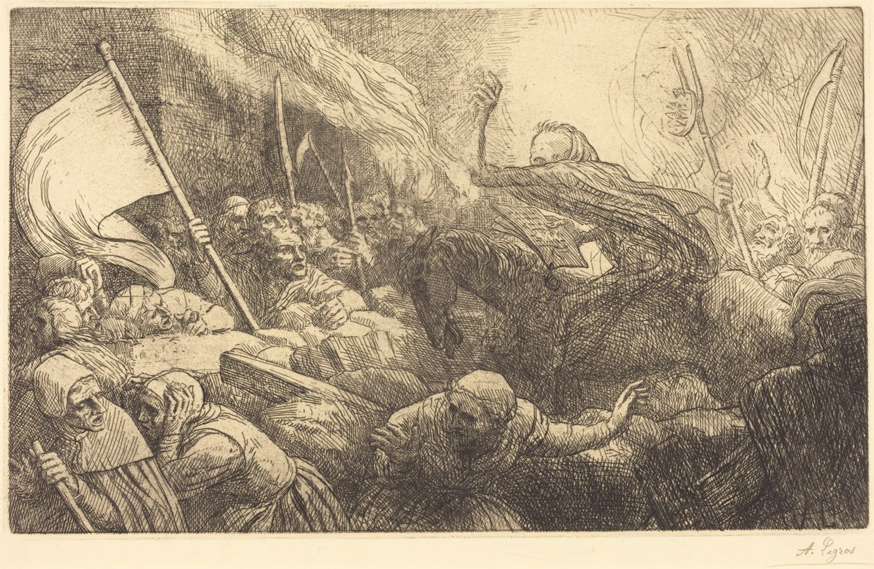 Kuoleman riemuvoitto: julistus tekijältä Alphonse Legros
