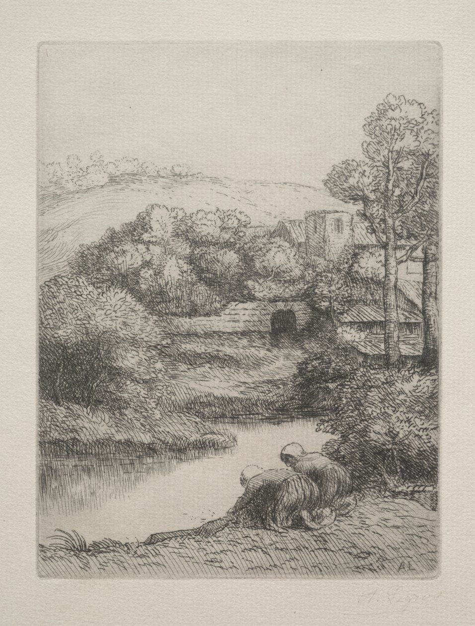 Pesutalo tekijältä Alphonse Legros