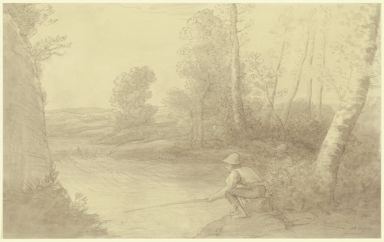 Joen kalastajat tekijältä Alphonse Legros
