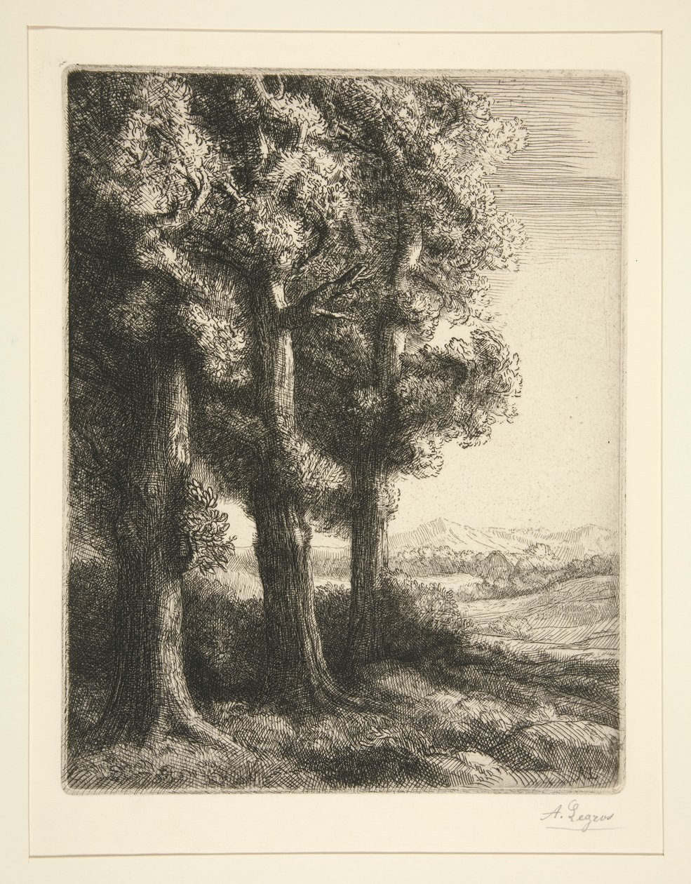 Kolme Puuta tekijältä Alphonse Legros
