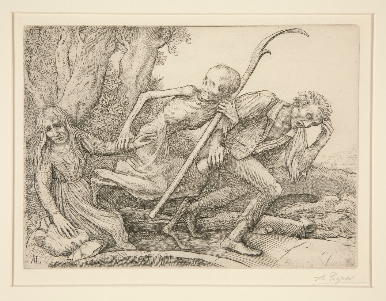 Triumph of Death: Kuoleman johtava L tekijältä Alphonse Legros