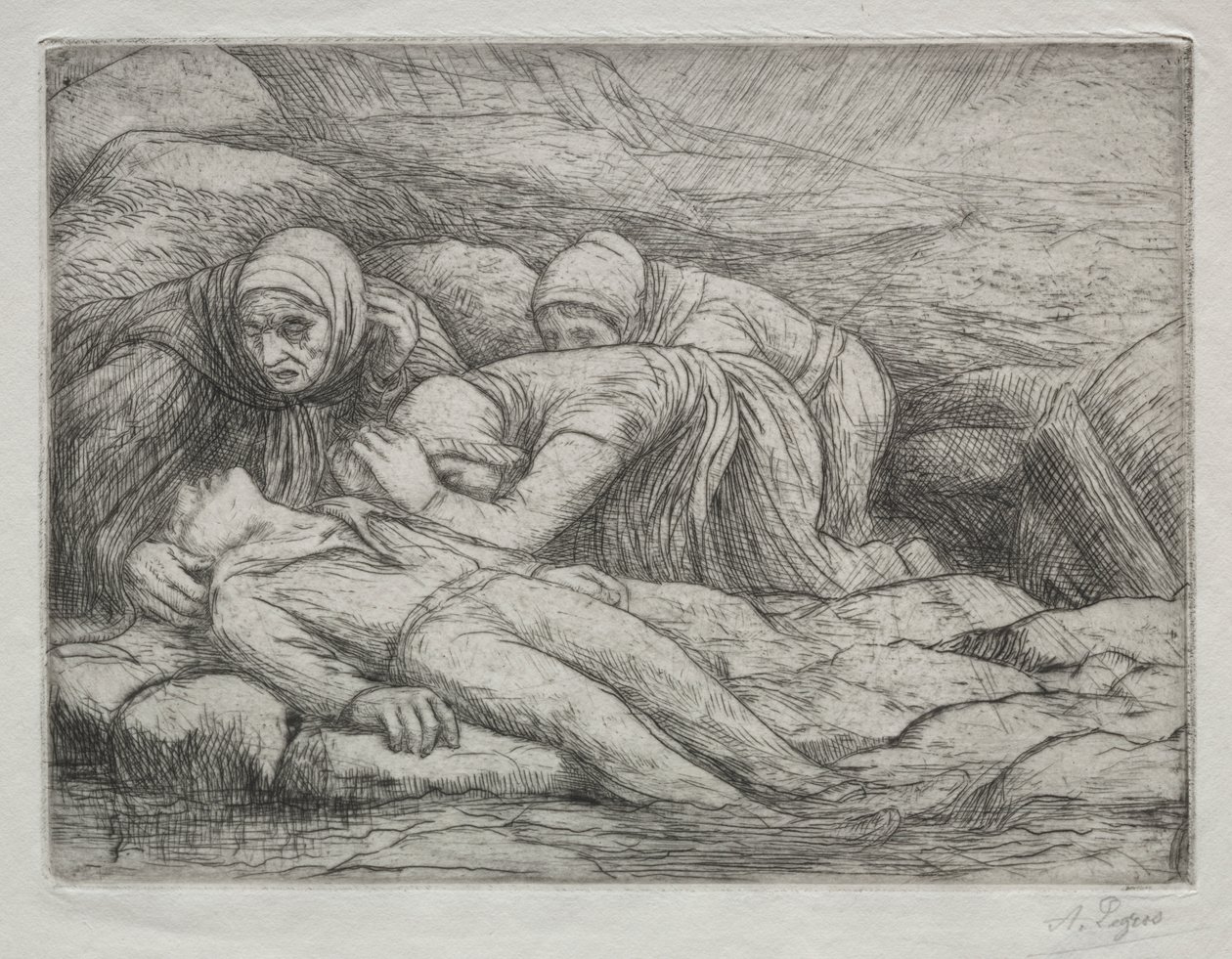 Kuoleman voitto: Kuolema merimiesperheessä tekijältä Alphonse Legros