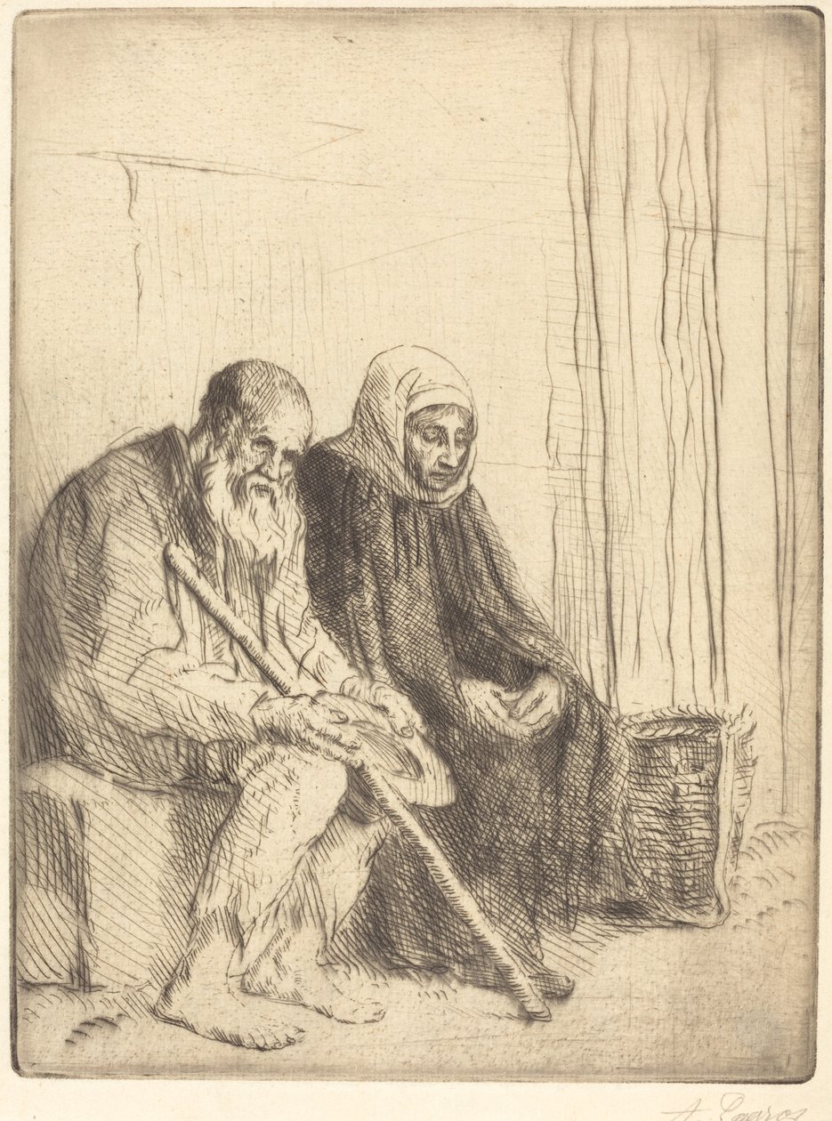 Kaksi kerjäläistä tekijältä Alphonse Legros
