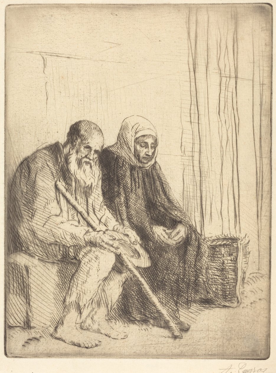 Kaksi kerjäläistä tekijältä Alphonse Legros