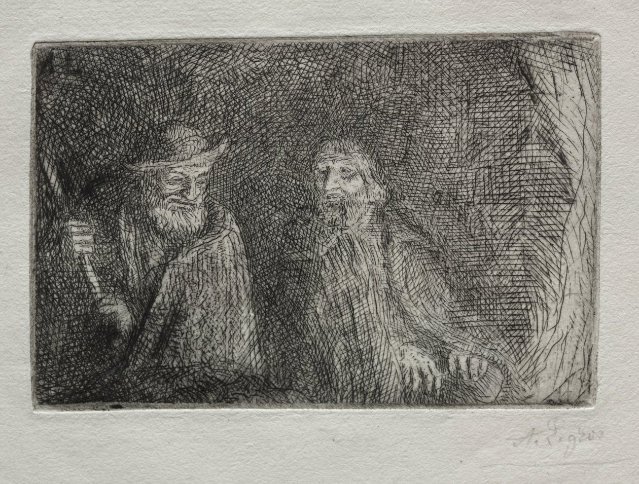 Kaksi paimenta tekijältä Alphonse Legros