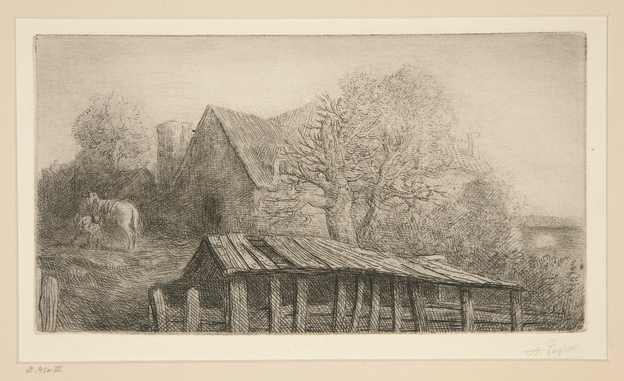Vanha majatalo tekijältä Alphonse Legros