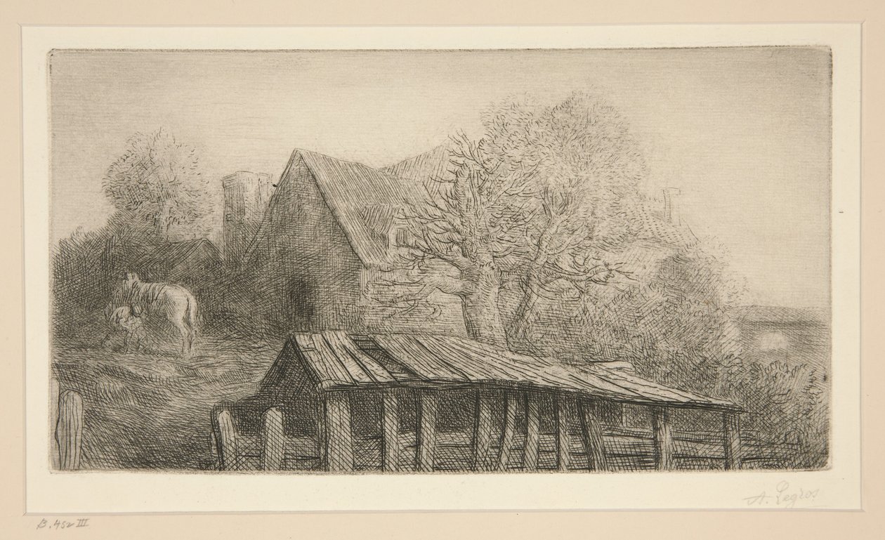 Vanha majatalo tekijältä Alphonse Legros