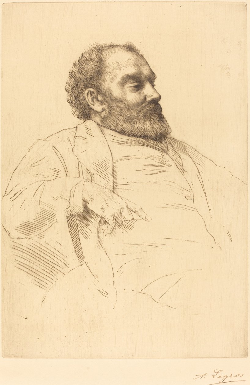 Val Prinsep, R.A. tekijältä Alphonse Legros