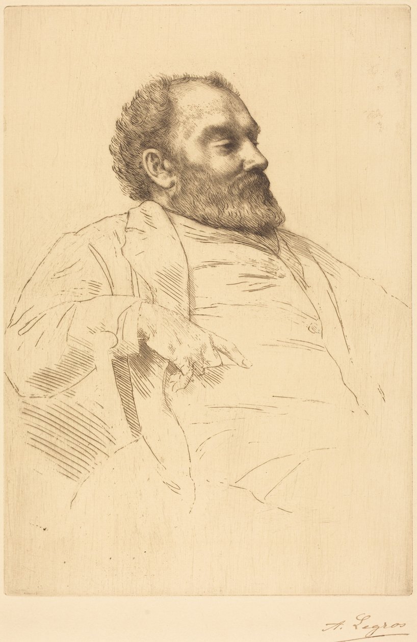 Val Prinsep, R.A. tekijältä Alphonse Legros