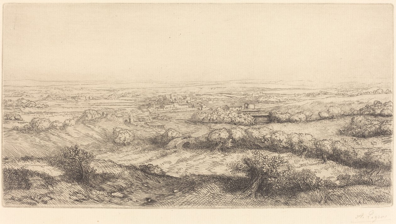 Laakso Burgundiassa tekijältä Alphonse Legros