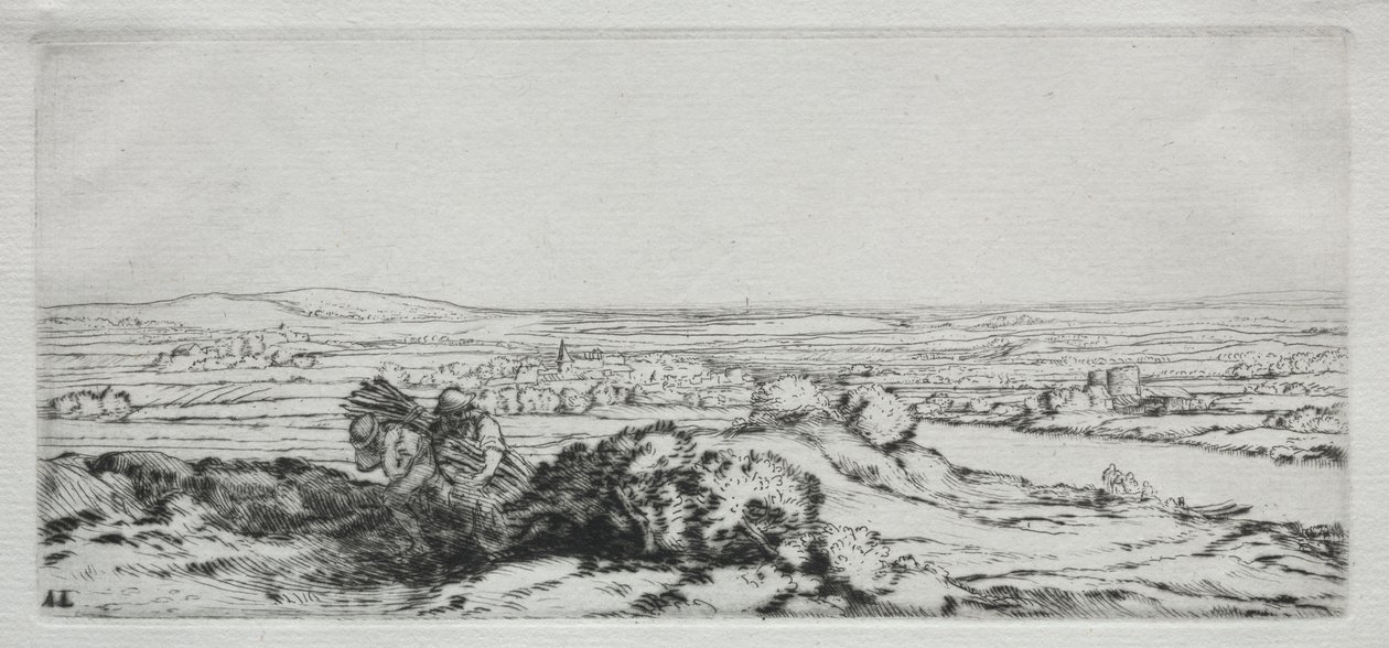 Dyynien laakso (The Valley of the Dunes) tekijältä Alphonse Legros