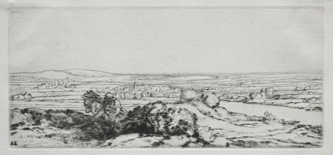 Dyynien laakso La Vallee des Dunes. tekijältä Alphonse Legros