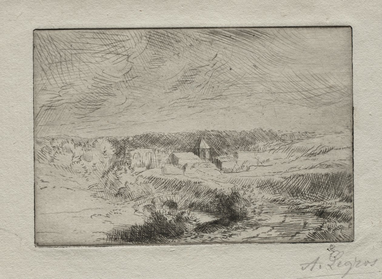 Wimillen kylä lähellä Boulognea tekijältä Alphonse Legros