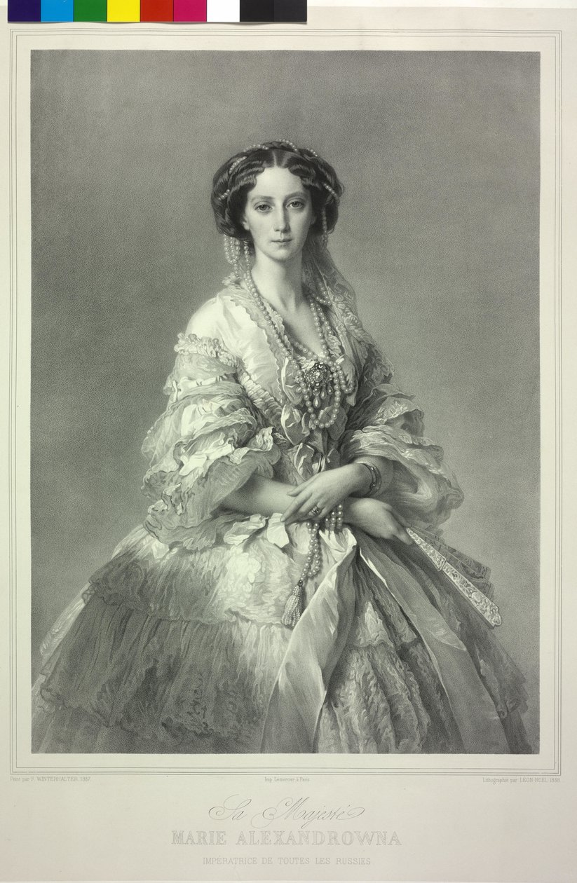 Hessen-Darmstadtin prinsessa Marie tekijältä Alphonse Leon Noel