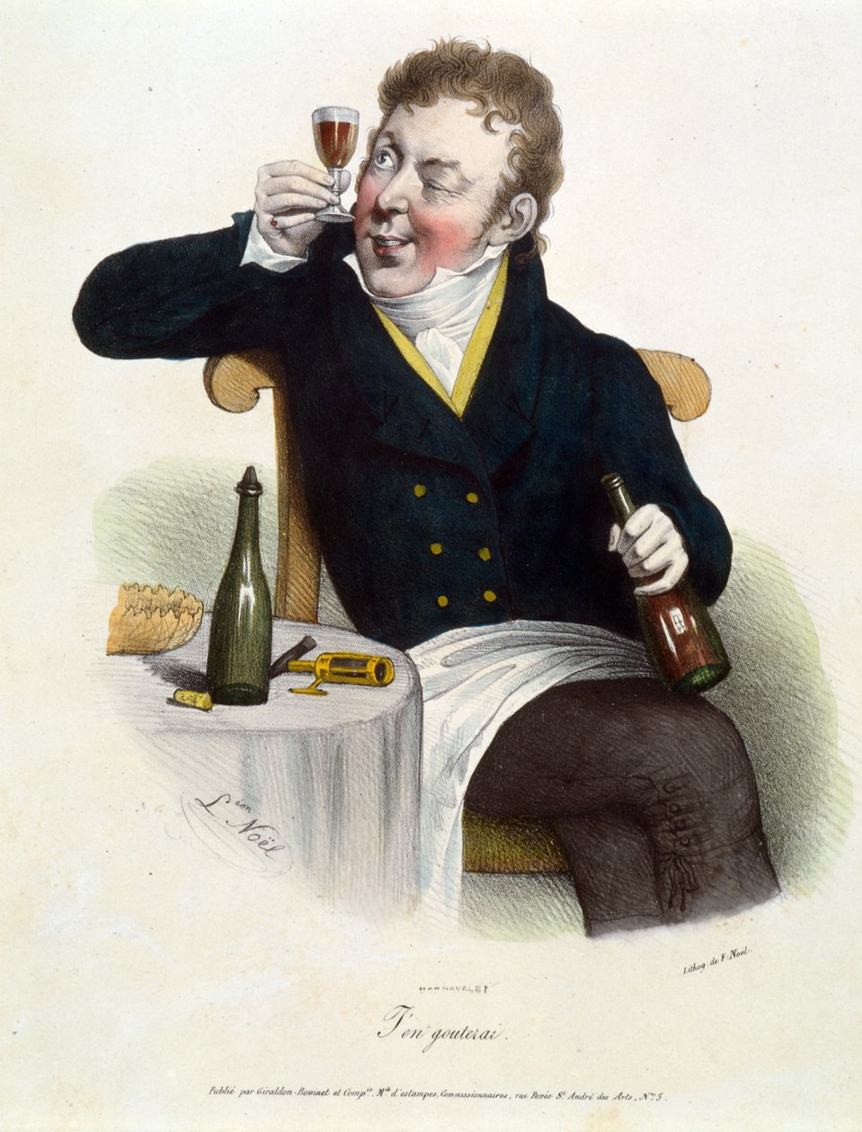 Viininmaistaja 1850 tekijältä Alphonse Leon Noel