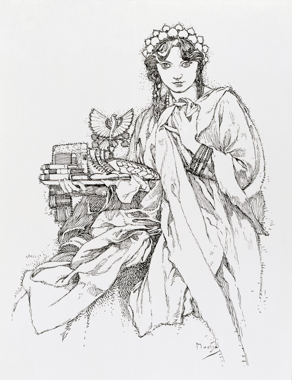 Ian Amos Komensky Lodgen mainosjuliste tekijältä Alphonse Mucha