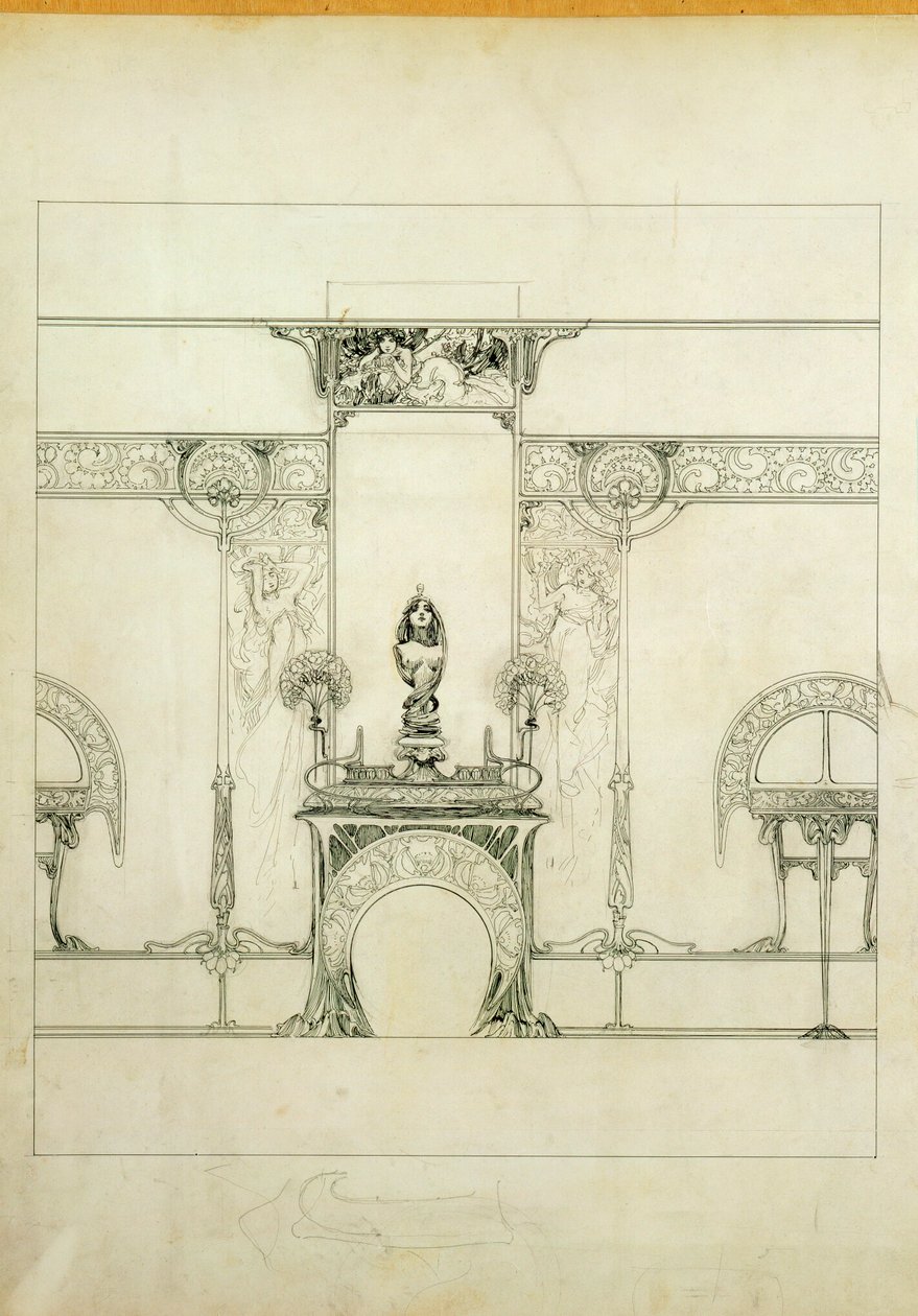 Suunnittelu korukauppias Fouquet