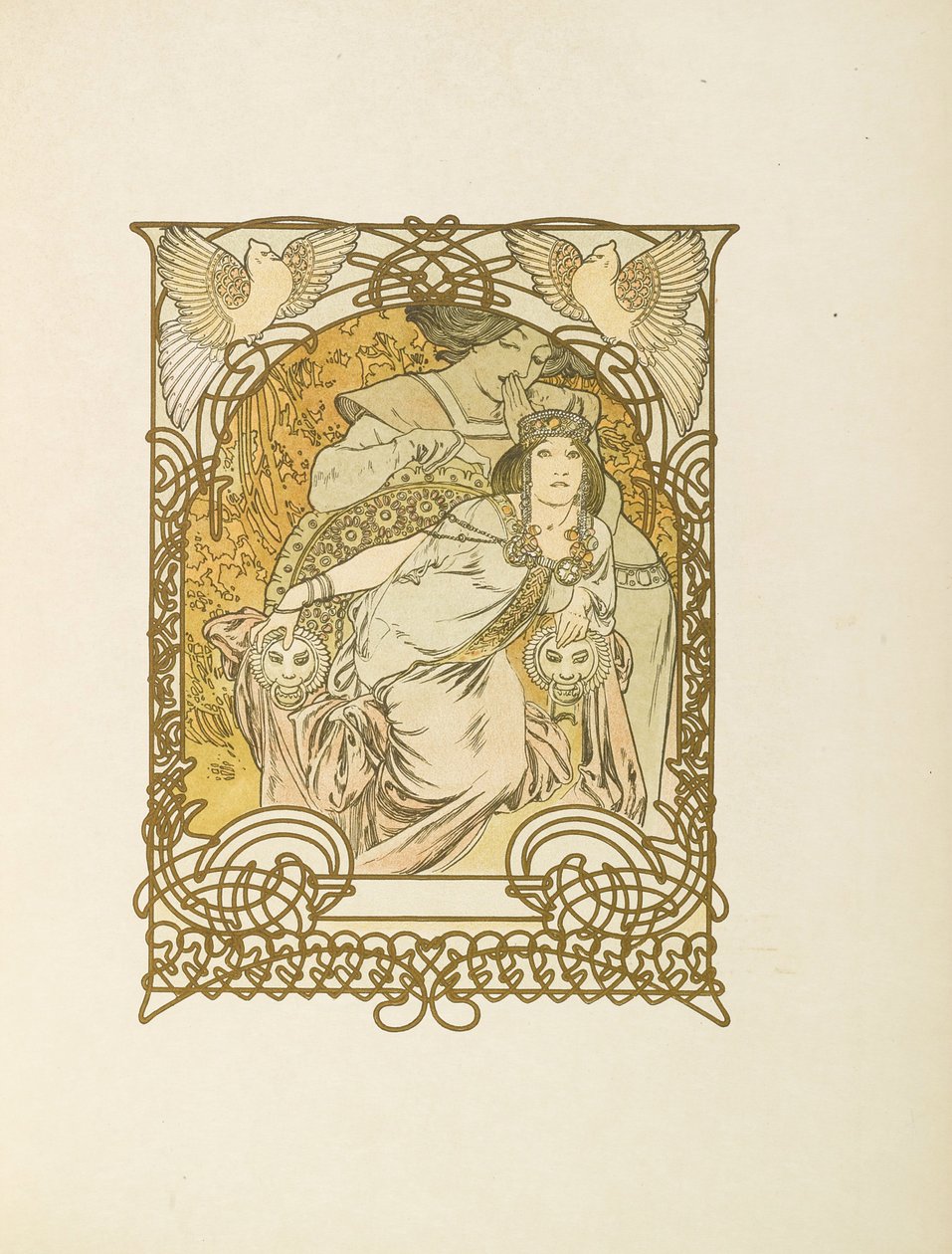 Ilsee, Tripolin prinsessa (Ilsée, Princesse de Tripoli) by Robert de Flers (Robert de Flers) tekijältä Alphonse Marie Mucha
