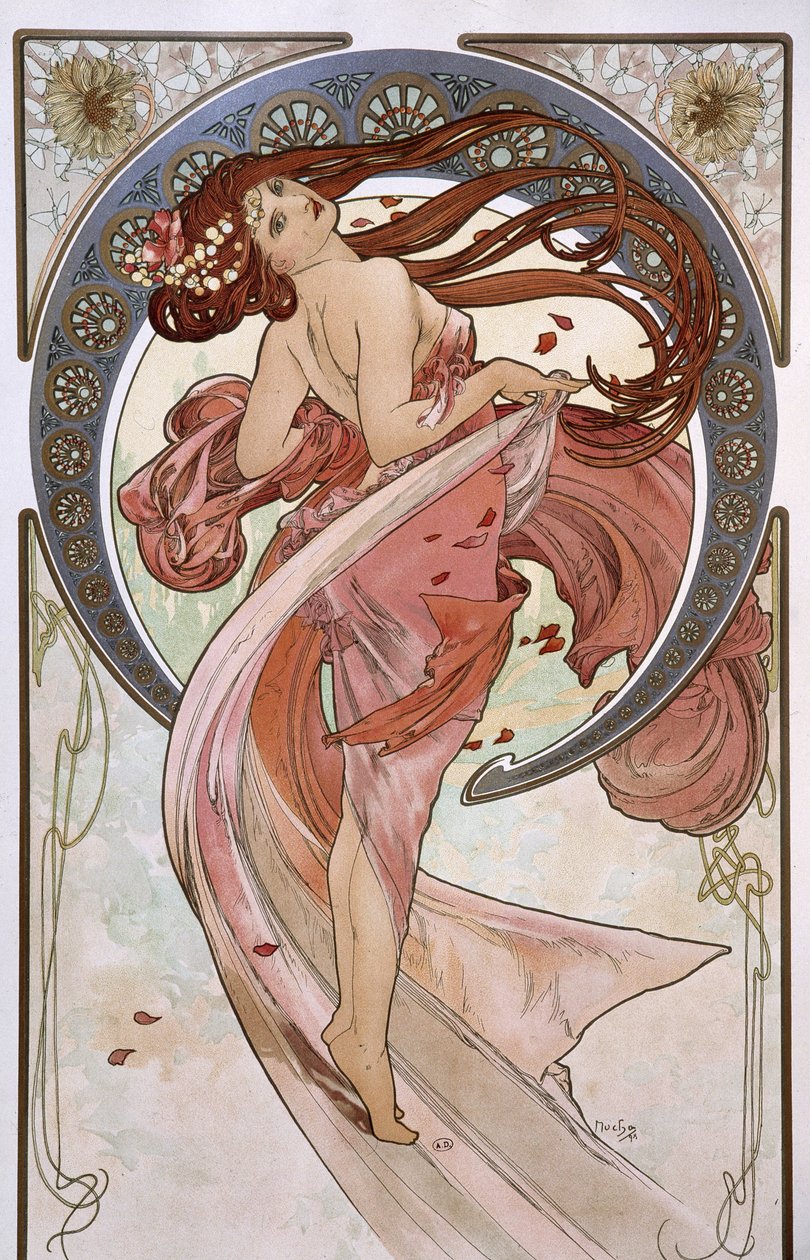 La Danse - kirjoittanut Mucha tekijältä Alphonse Mucha