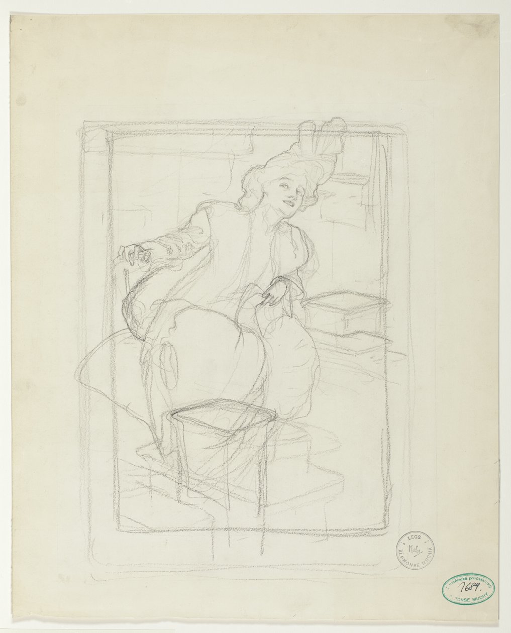 Sarah Bernhardt tekijältä Alphonse Marie Mucha