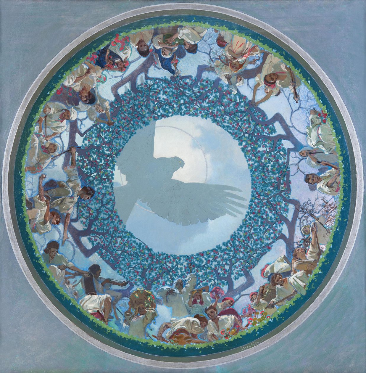 Slaavilainen yhtenäisyys tekijältä Alphonse Marie Mucha
