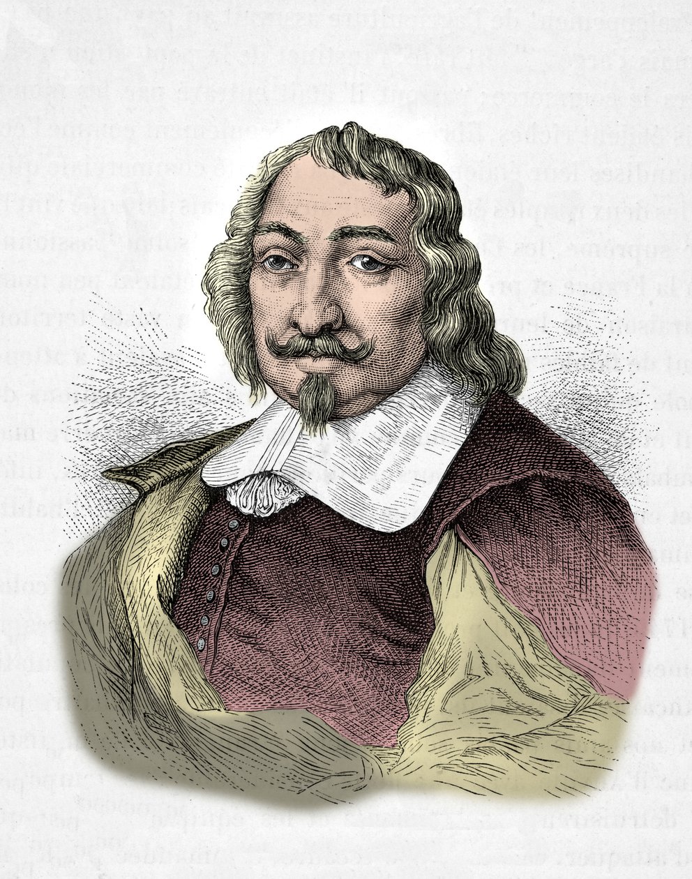Samuel de Champlainin muotokuva (kaiverrus) tekijältä Alphonse Marie de Neuville