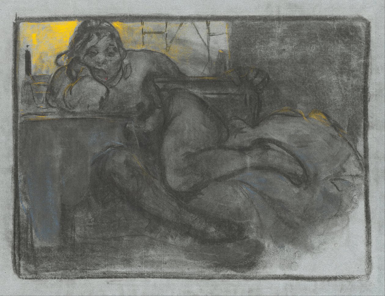 Absinth (Tutkimus naisesta) tekijältä Alphonse Mucha