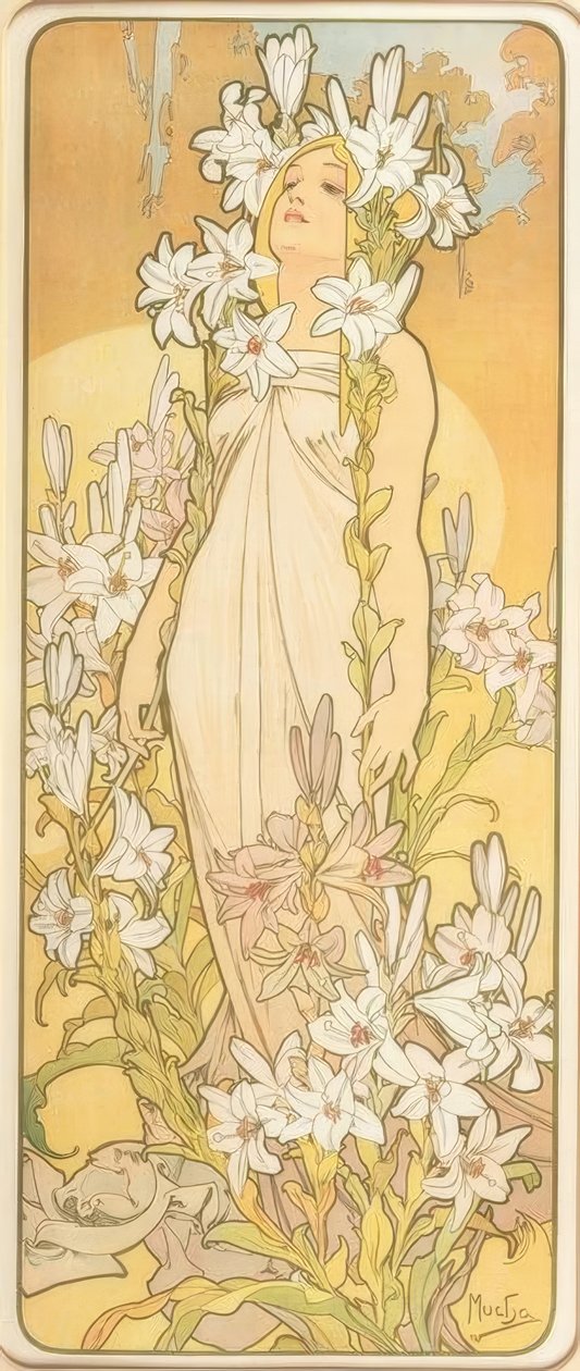 Kuole Lilie tekijältä Alphonse Mucha