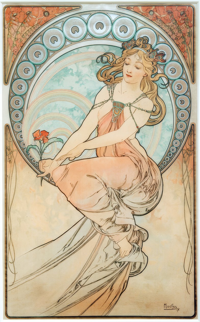 Maalaus tekijältä Alphonse Mucha