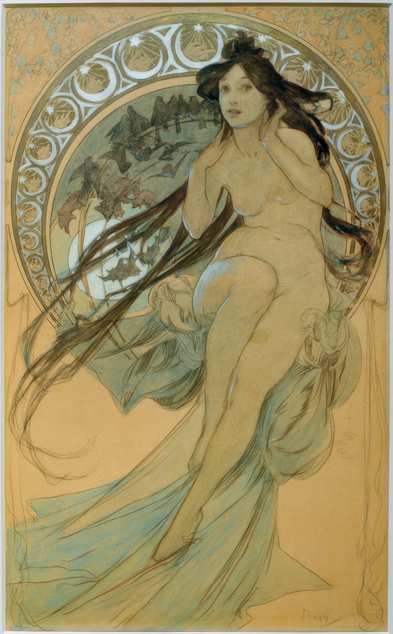Die Musik tekijältä Alphonse Mucha