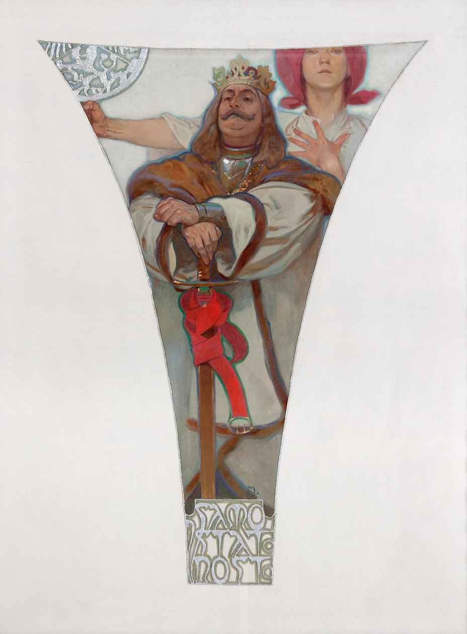 George Podebrady, 1911 tekijältä Alphonse Mucha