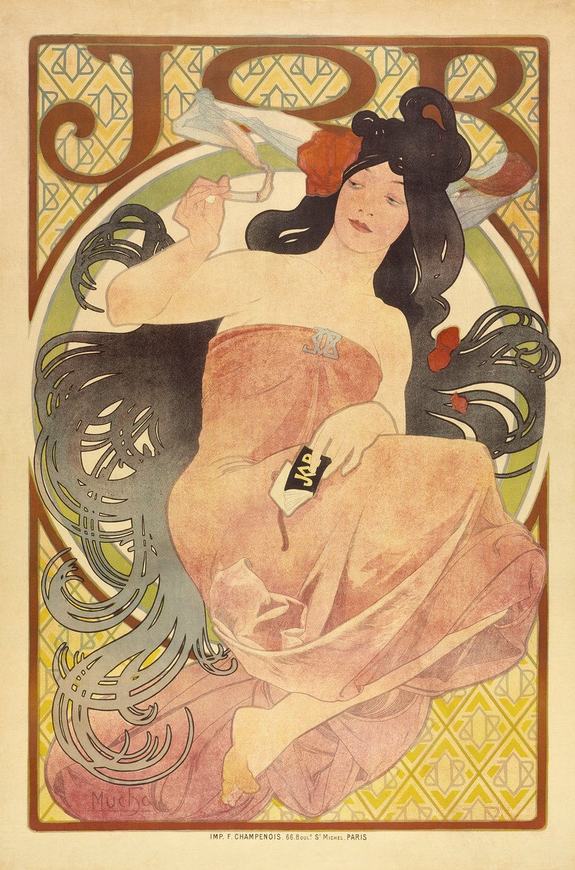 Työpaikka tekijältä Alphonse Mucha