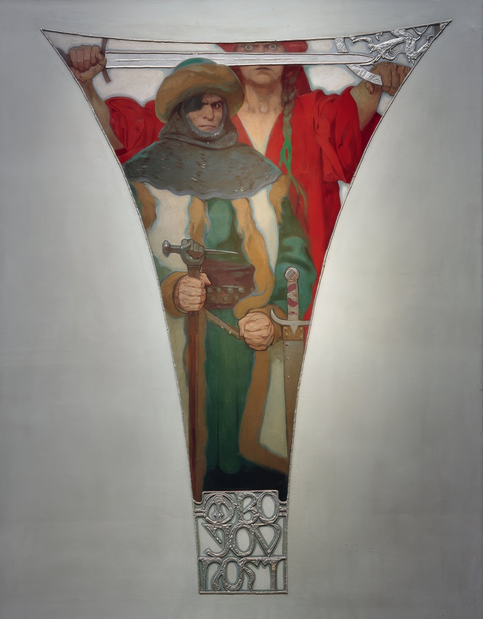 Taistelu himoa vastaan ​​- Jan Ziska tekijältä Alphonse Mucha