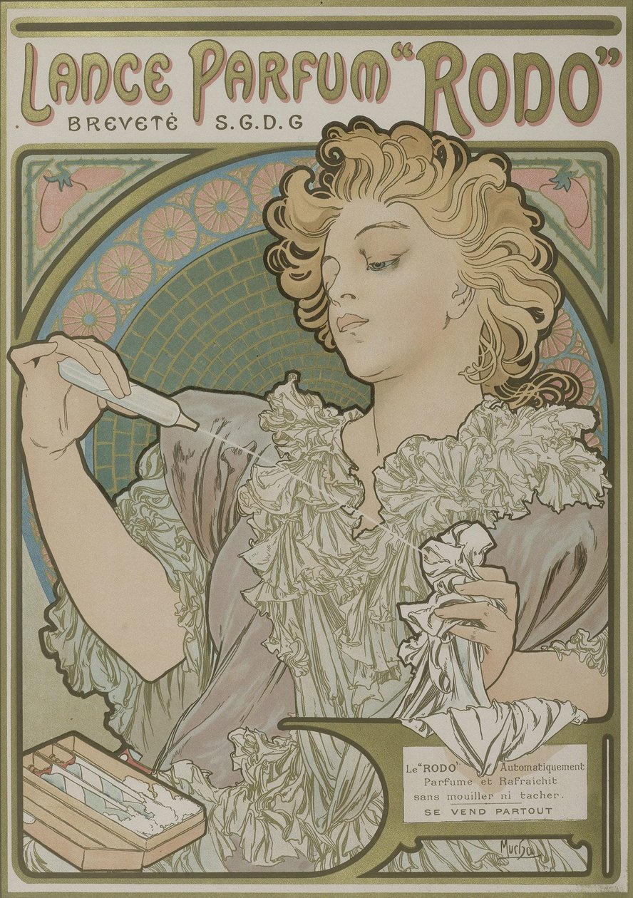 Lance Hajuvesi Rodo tekijältä Alphonse Mucha