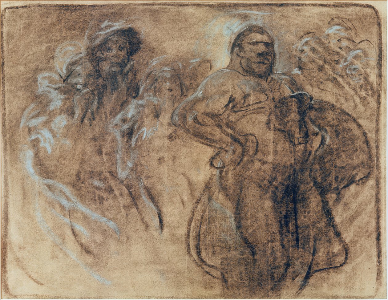 Miehen kuva tekijältä Alphonse Mucha