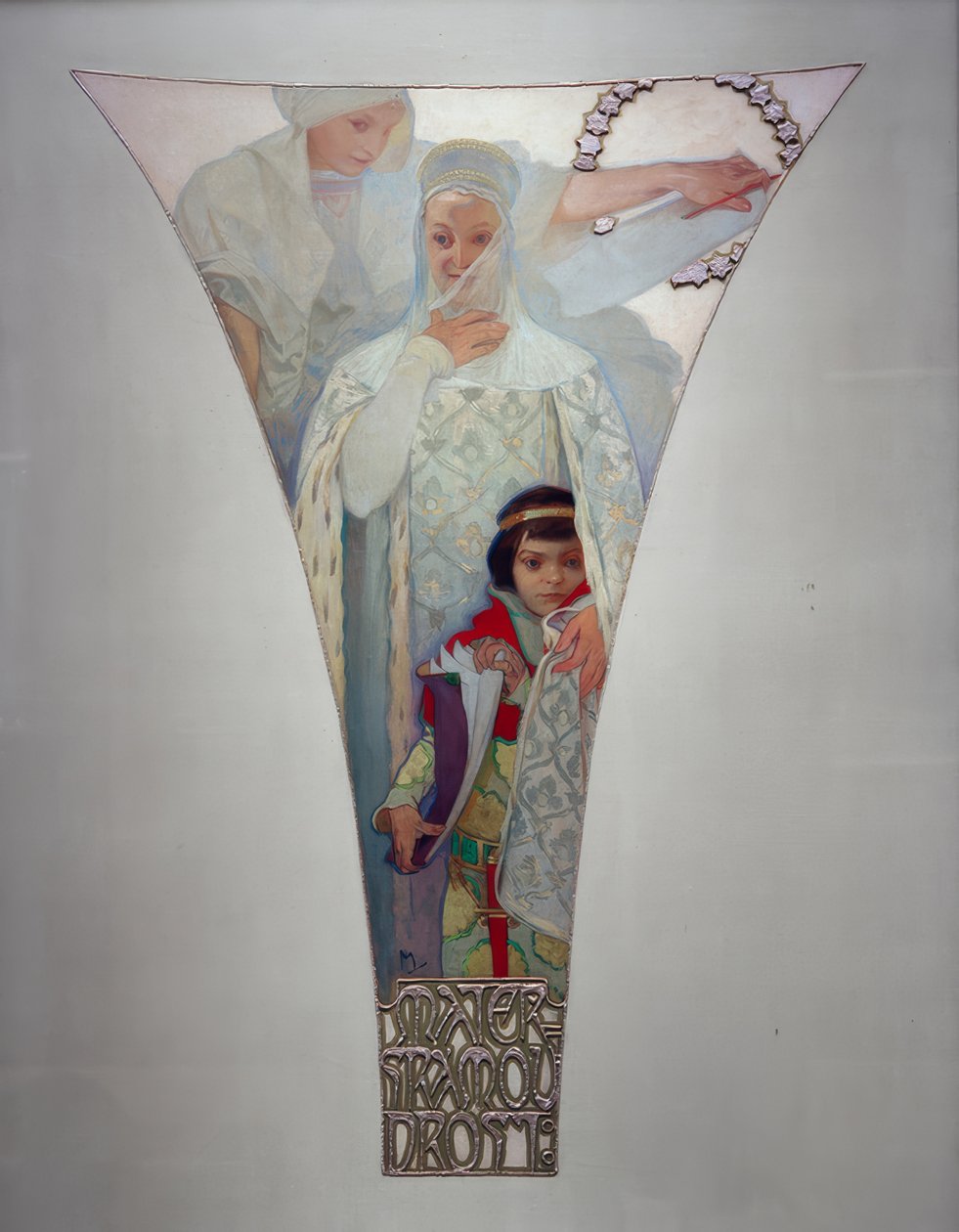 Äidin viisaus - Eliska Premyslovna tekijältä Alphonse Mucha