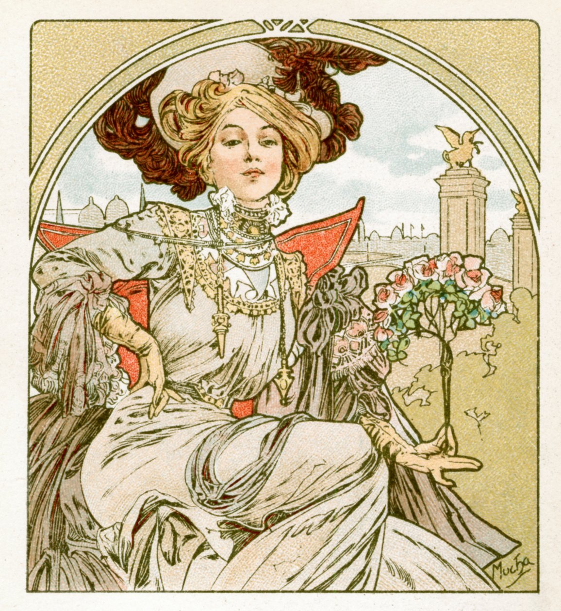 Pariisin näyttely, 1900 tekijältä Alphonse Mucha
