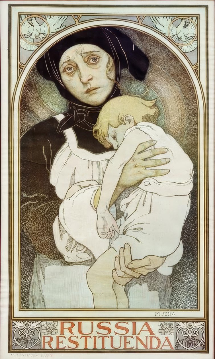 Venäjä palasi tekijältä Alphonse Mucha